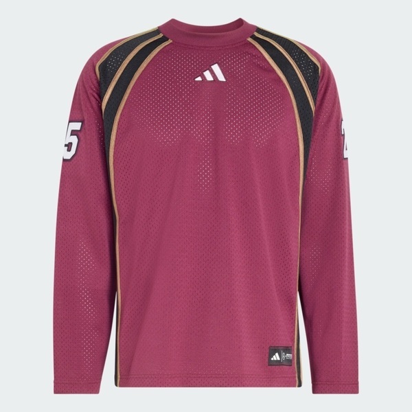 Adidas 愛迪達 Mer Lv Lstee M KG4795 男 長袖上衣 休閒長袖 深紅