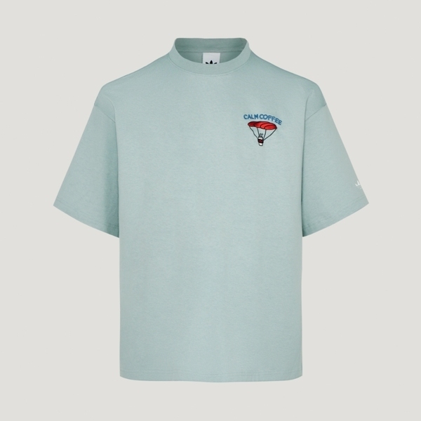 Adidas 愛迪達 Gfx Tee Ss KY5738 男女 T恤 運動上衣 休閒短袖 灰綠 亞版 純棉