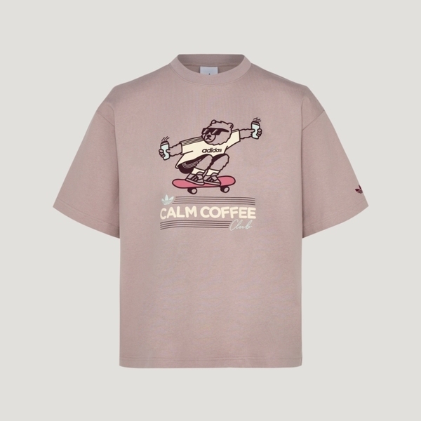 Adidas 愛迪達 Gfx Tee Ss 2 KY5740 男女 T恤 運動上衣 休閒短袖 灰紫 亞版 純棉