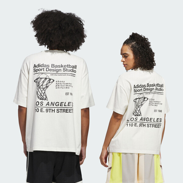 Adidas 愛迪達 Adi Sd Ball Net JP2135 男女 T恤 運動上衣 休閒短袖 白 純棉