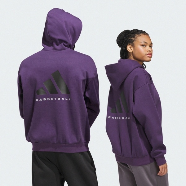 Adidas 愛迪達 Adidas Fl Hoody JX5598 男女 連帽上衣 帽t 連帽長袖 紫