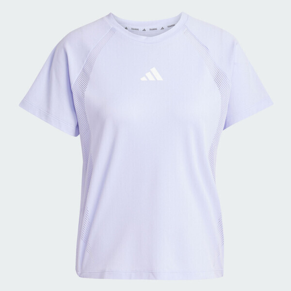 Adidas 愛迪達 All Gym T-shirt JE6201 女 T恤 運動上衣 休閒短袖 淺紫 涼感