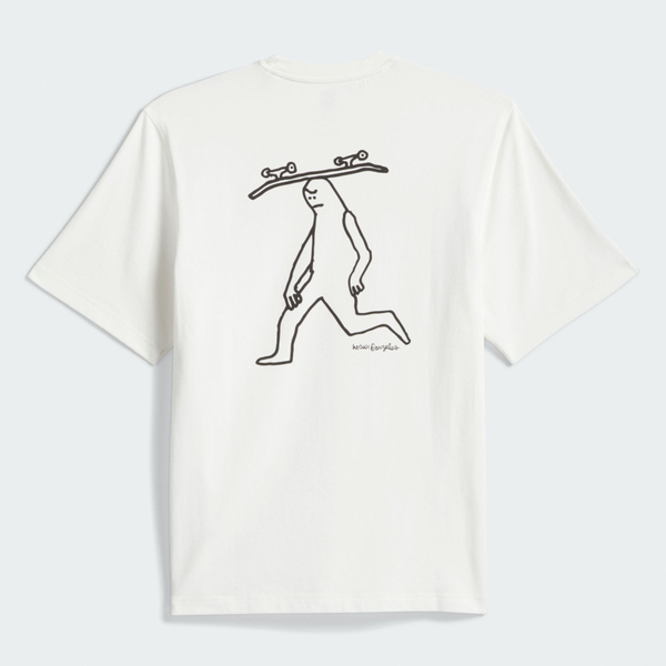 Adidas 愛迪達 Gonz Spot Tee KE1014 男女 T恤 運動上衣 休閒短袖 白 亞版 純棉