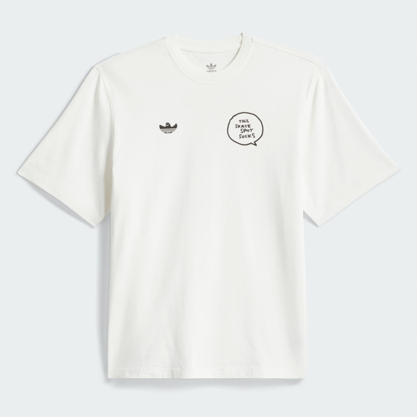 Adidas 愛迪達 Gonz Spot Tee KE1014 男女 T恤 運動上衣 休閒短袖 白 亞版 純棉