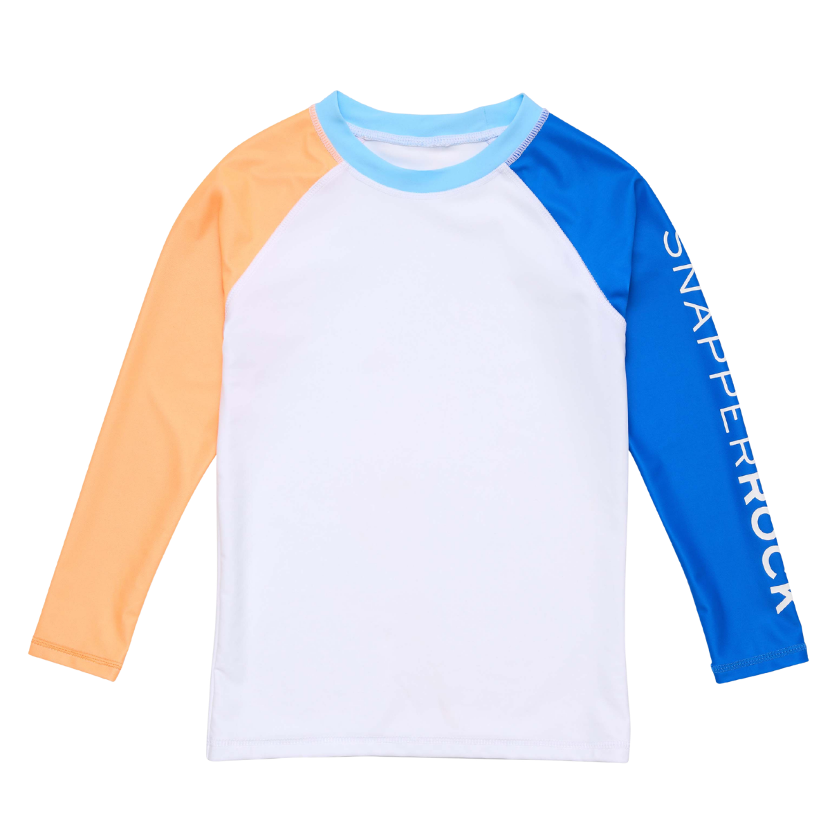 〖 Snapper Rock 〗藍橘拼袖防曬泳衣