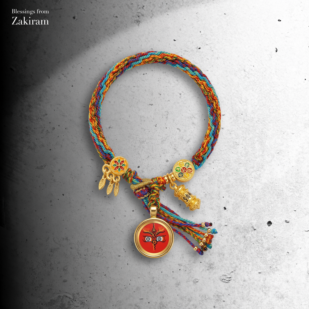 紅財神・引貴人 五色吉祥手繩