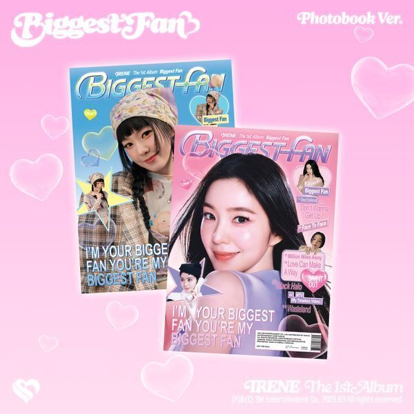 IRENE - 1st Album [Biggest Fan] (Photobook Ver.) (Random Ver.)