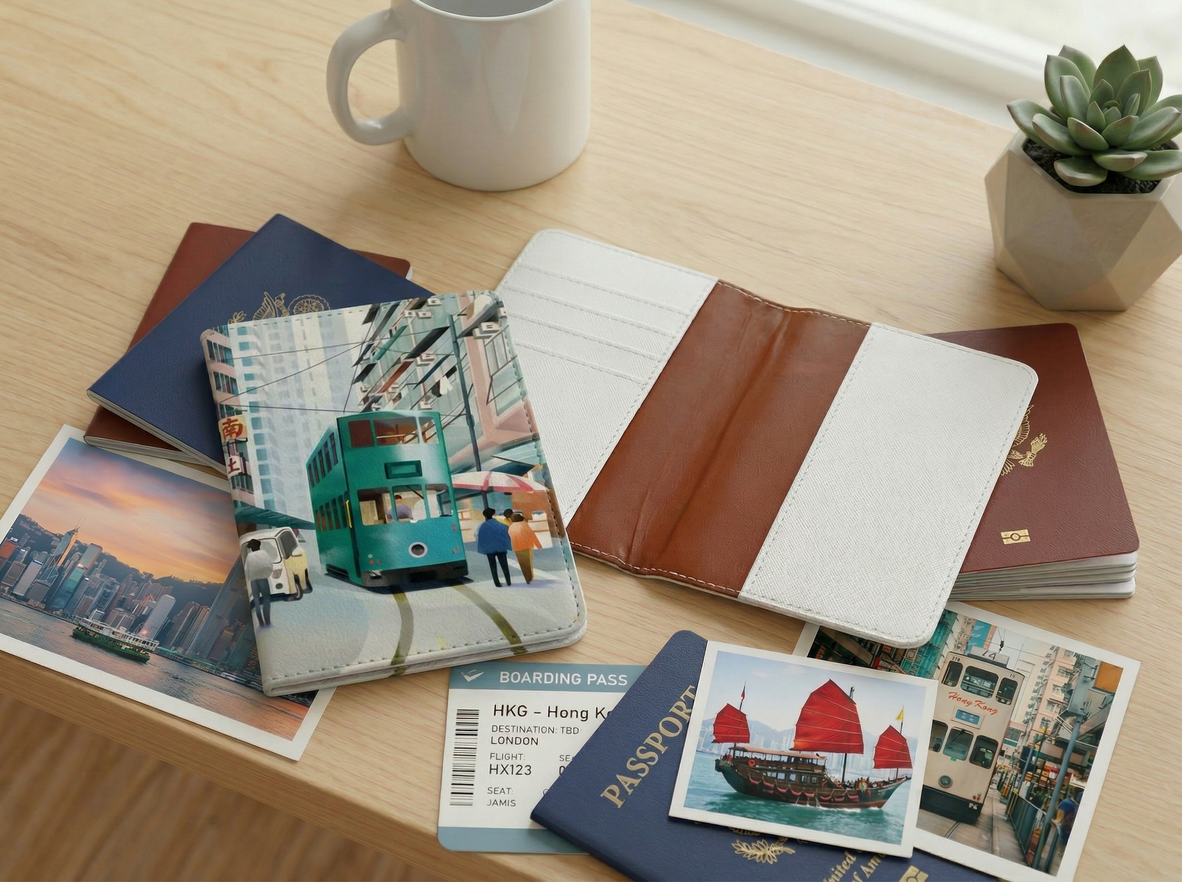 【電車】護照套丨香港特色丨amazing studio