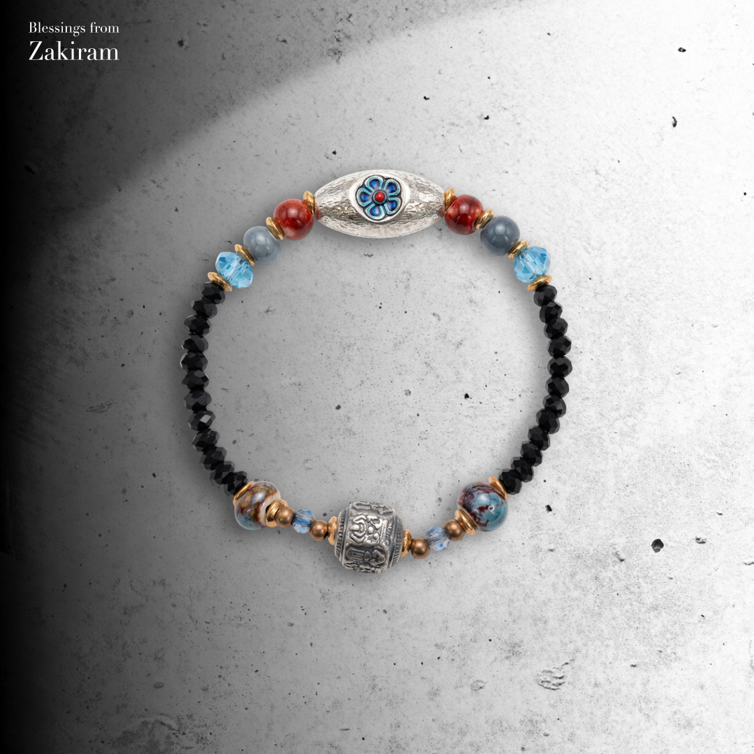 扎基拉姆 五瓣花 鑽切手串