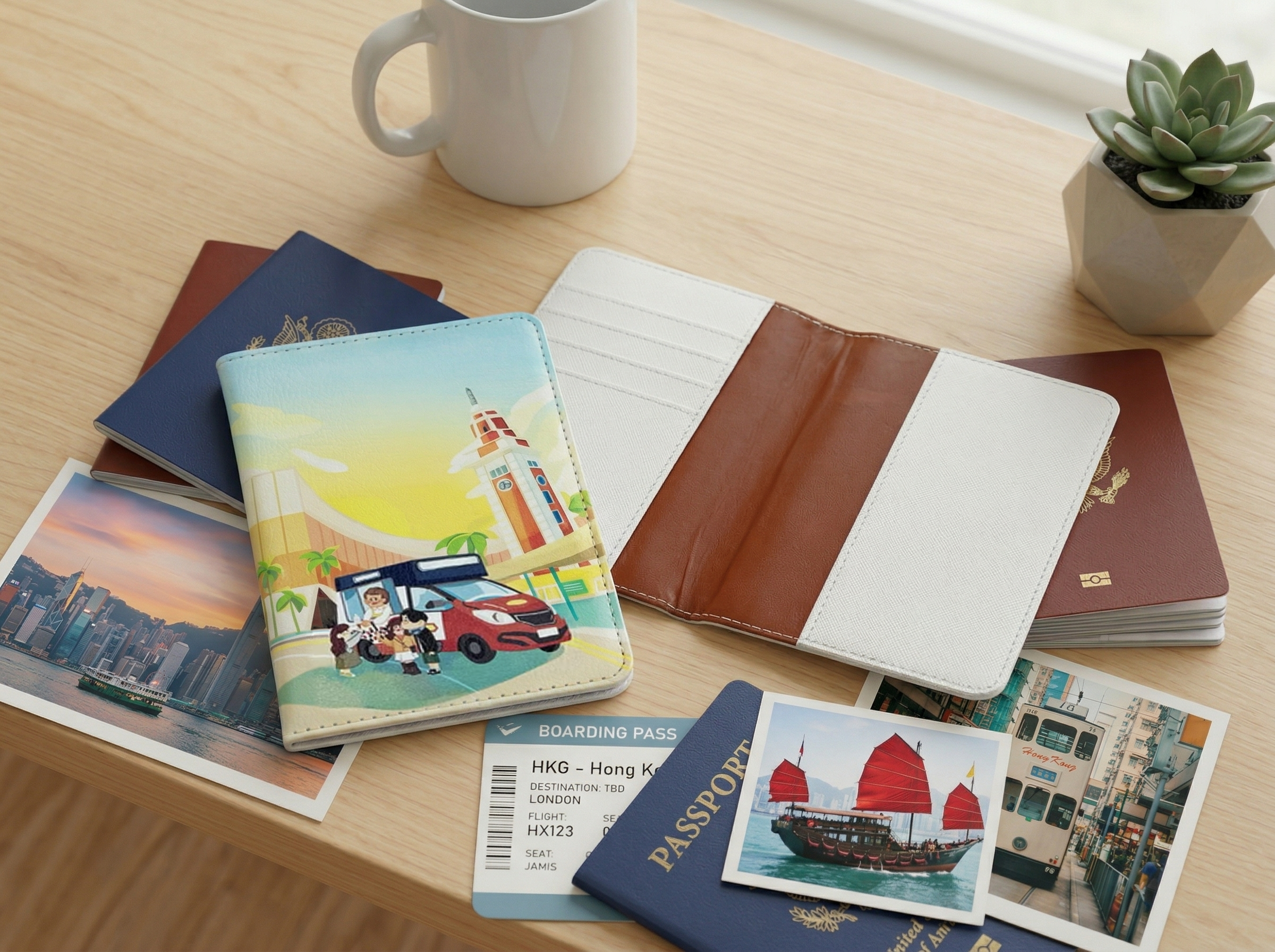 【雪糕車】護照套丨 香港特色丨 Amazing Studio