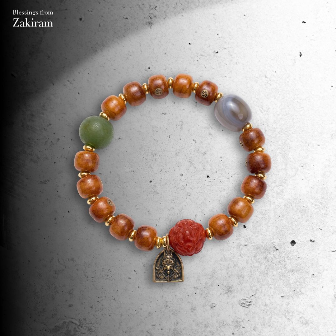 扎基拉姆 招財護佑 牛骨手串