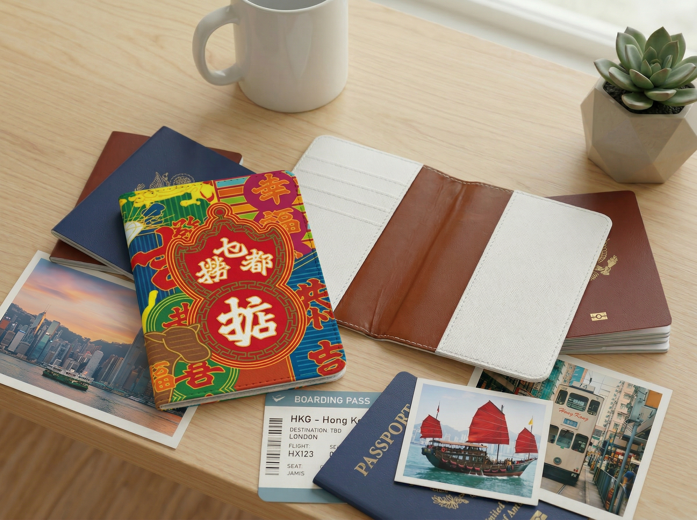 【霓虹招牌】護照套丨香港特色丨Amazing studio