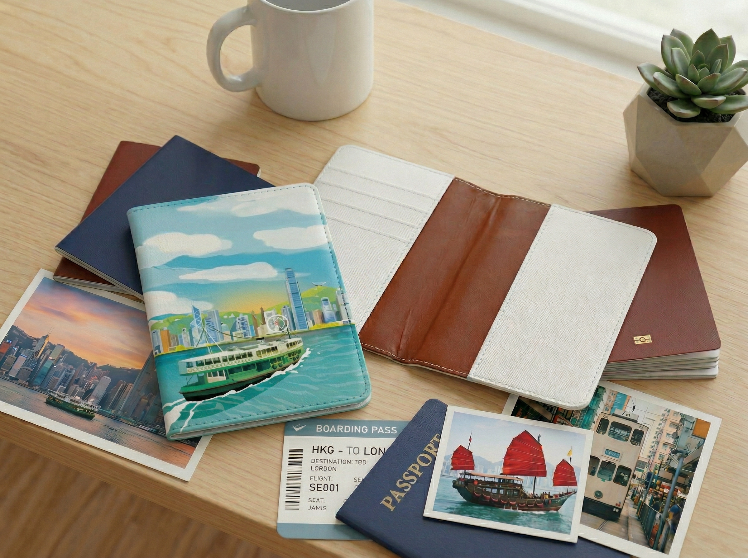 【維多利亞港】護照套丨 香港特色丨 Amazing Studio