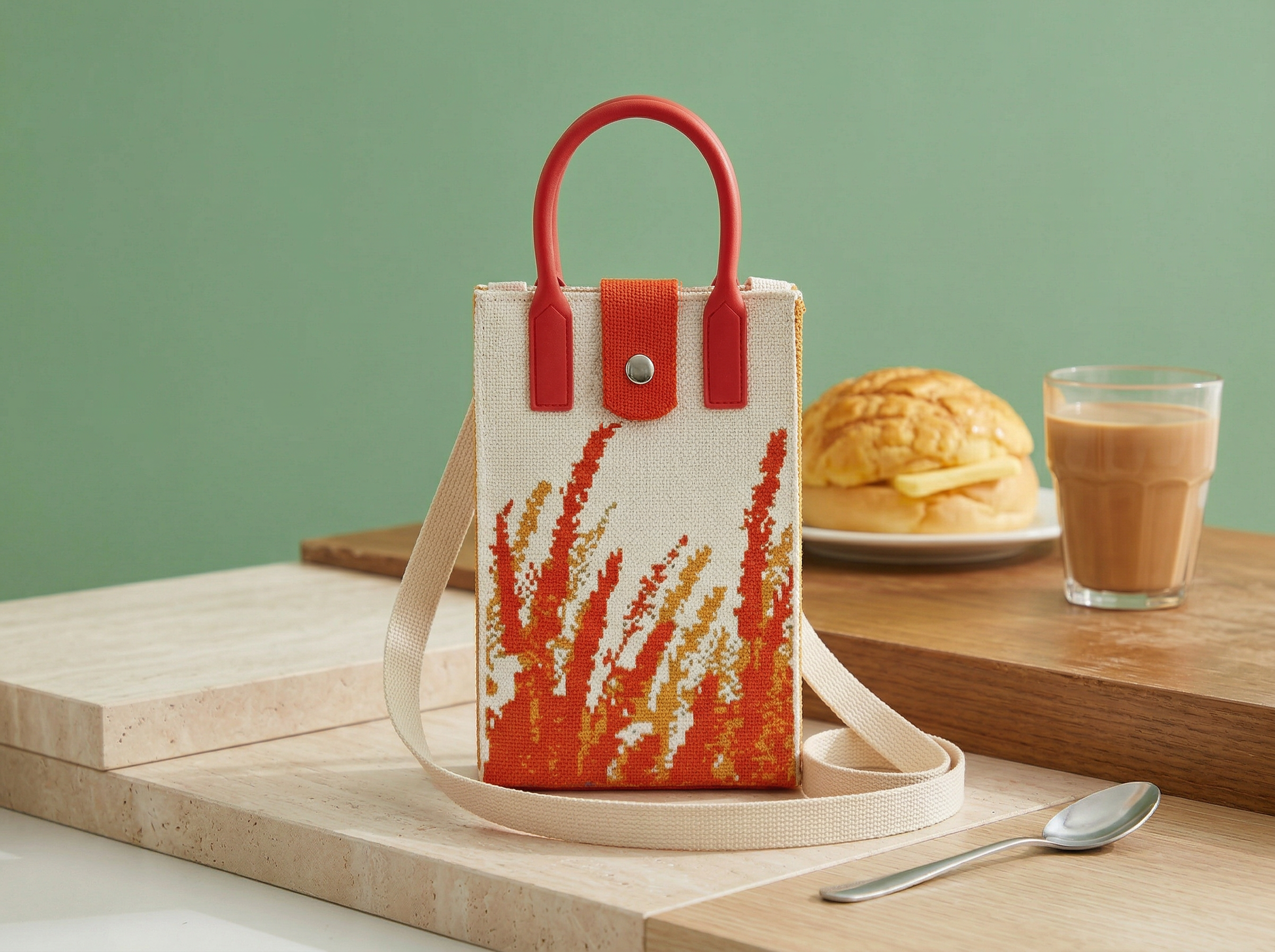 【經典紙杯】 利是袋 針織袋 斜孭袋 斜背包 手機袋丨Amazing Studio