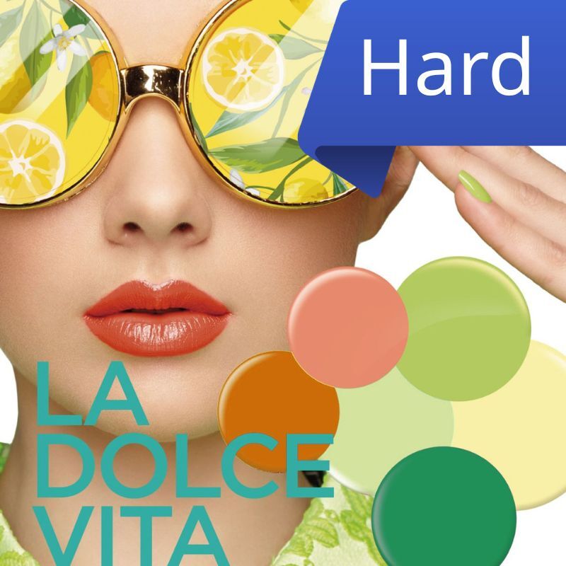 (清新系) 橙黃綠LCN hard gel set  硬膠