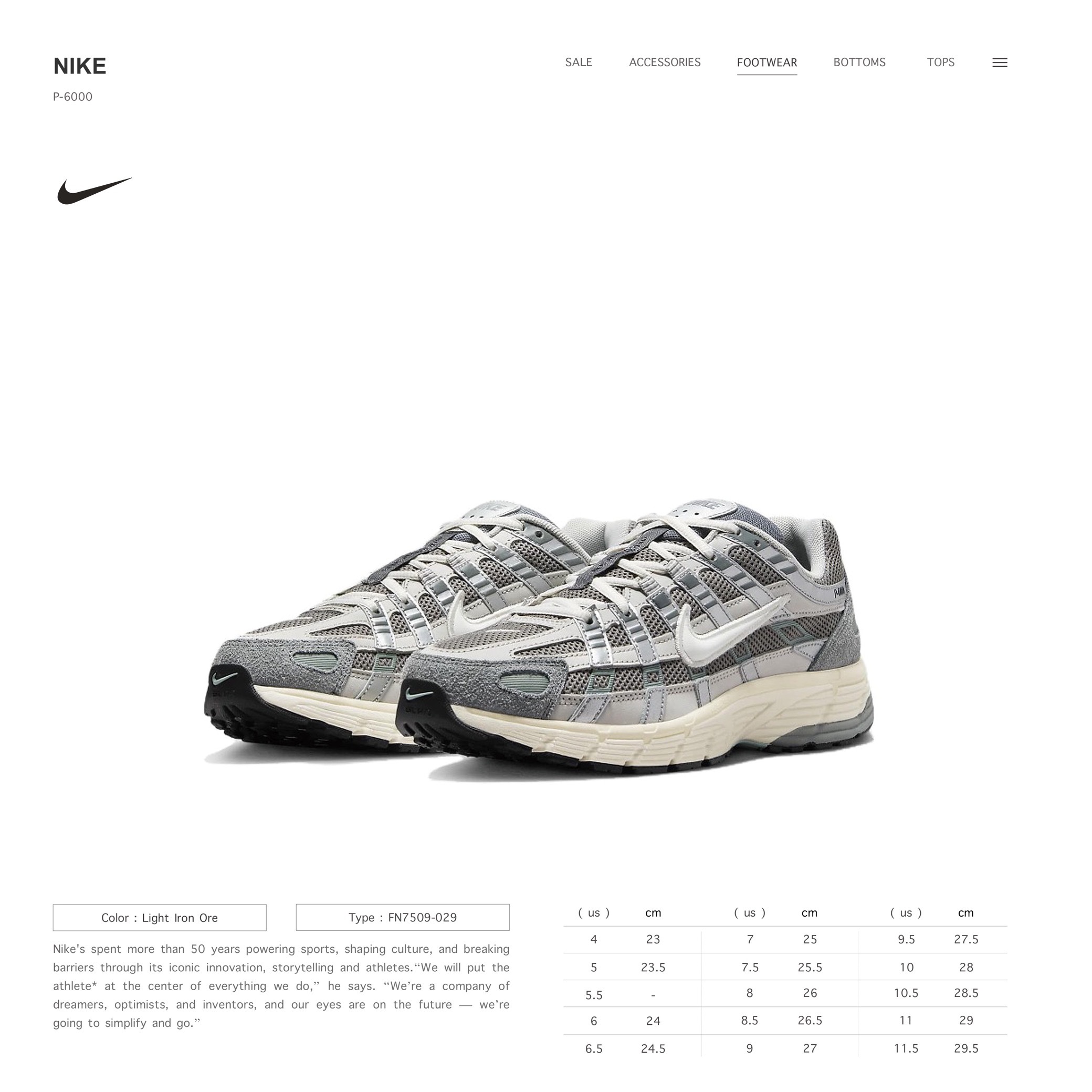 Nike P-6000 " FN7509-029 "