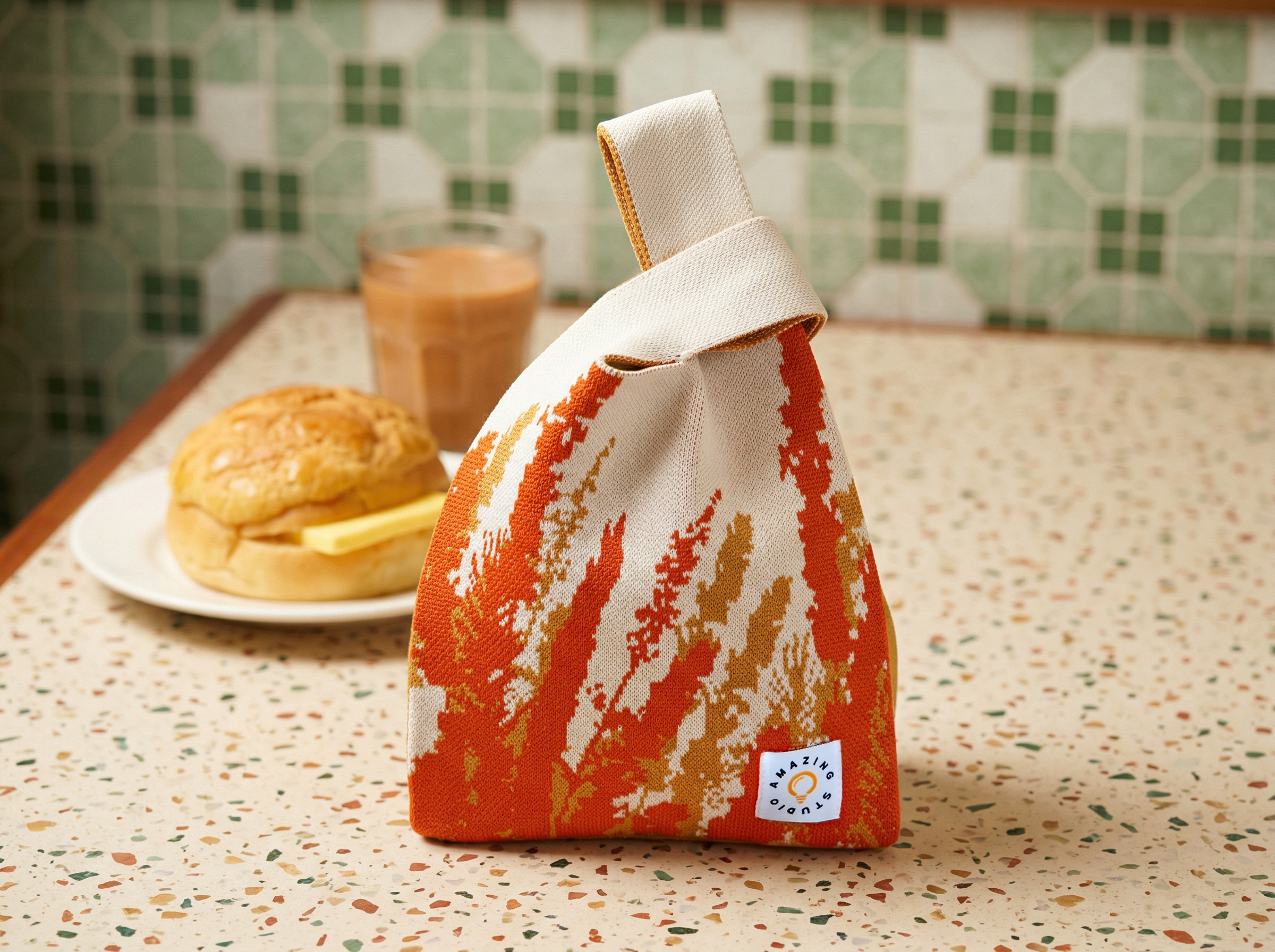 【經典紙杯】針織袋 手挽袋 手提袋丨Amazing Studio