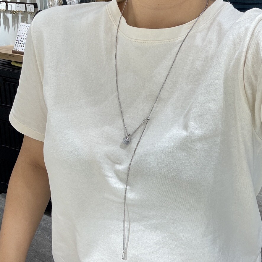 36152 透明金屬Ｙ字項鍊