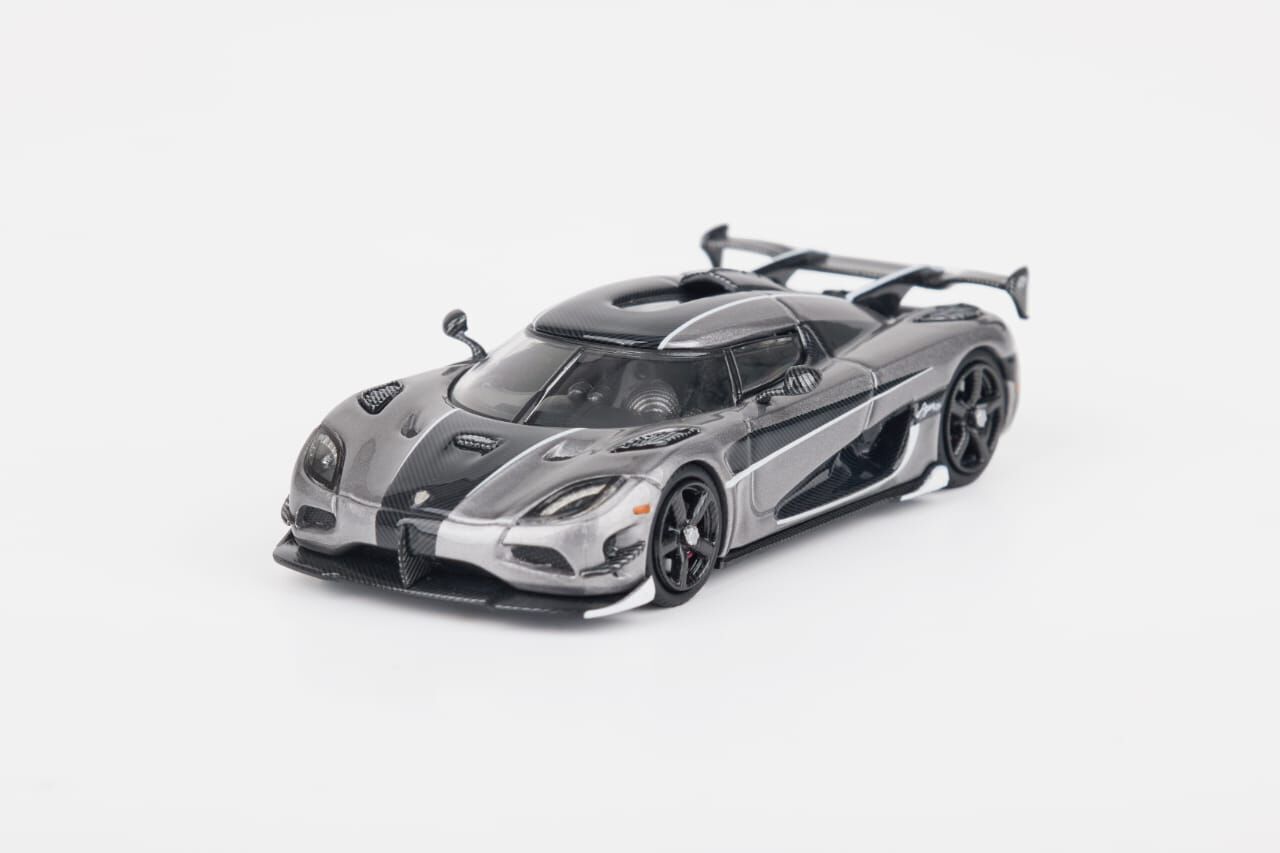 PO-$150 * SMALLCARART * 1:64 KOENIGSEGG AGERA RS GREY