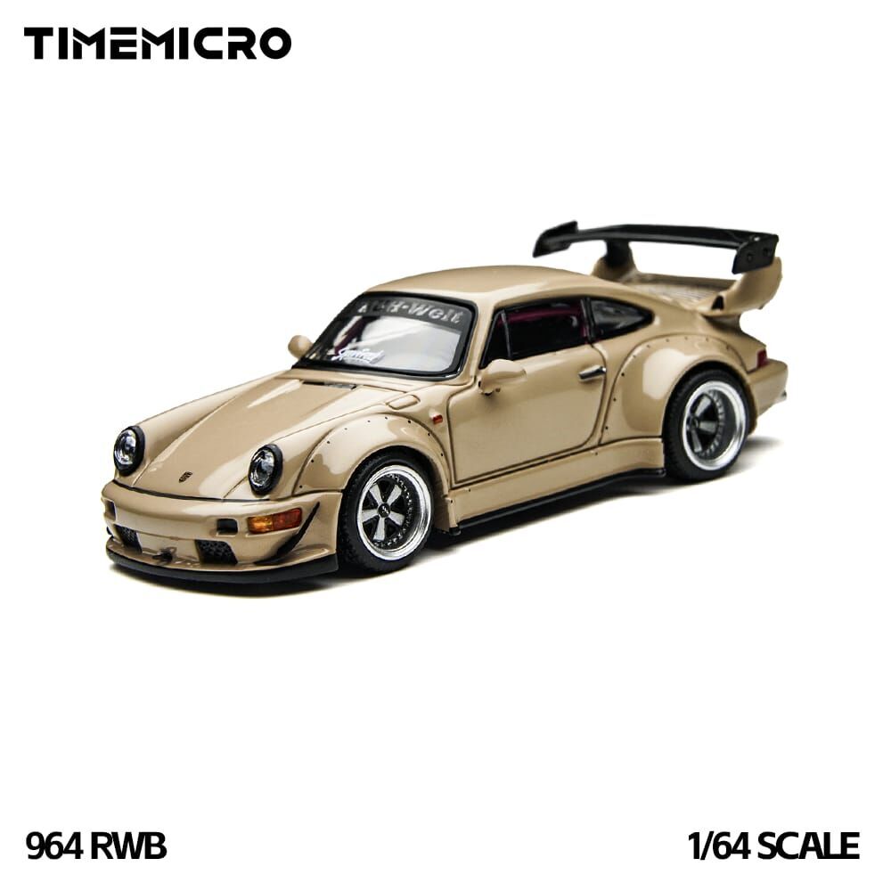 PO-$170 * TIME MICRO * 1:64 RWB964 GT WING SUPERFREZH BEIGE