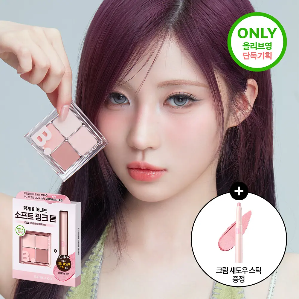 BANILA CO 柔霧四色眼影盤【9款色號】