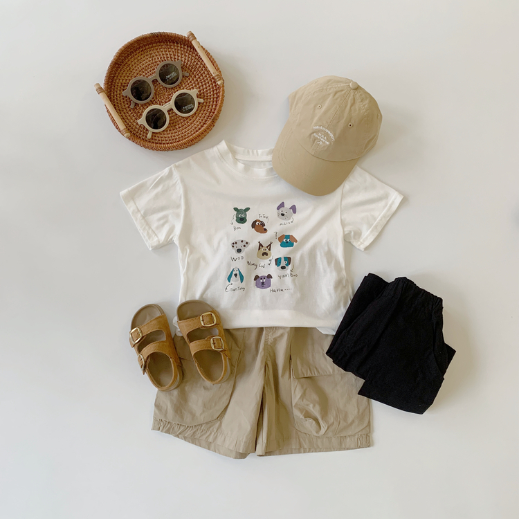 可愛塗鴉小動物上衣