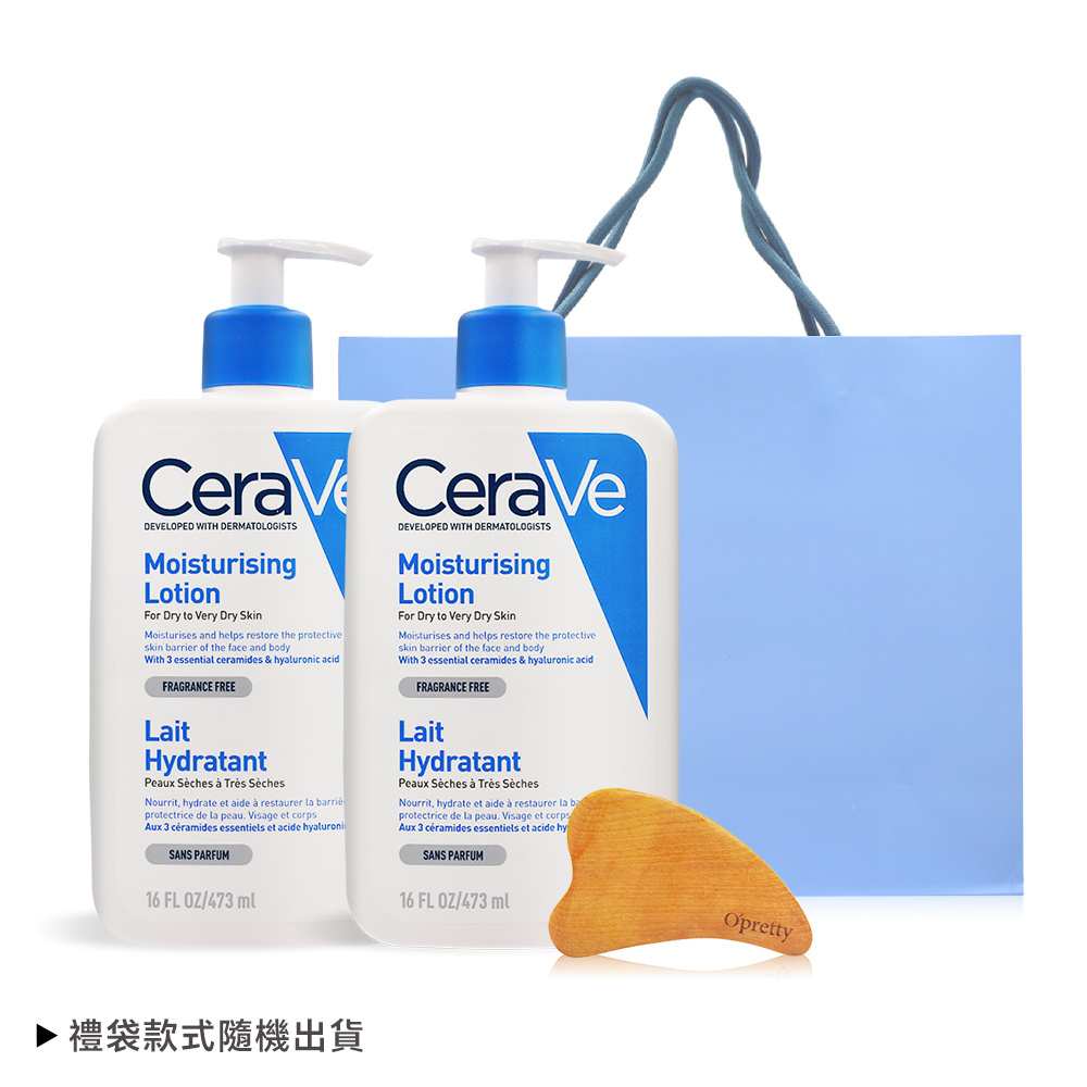 CeraVe 適樂膚 長效清爽保濕乳(473ml)-國際航空版 母親節修護組 送禮