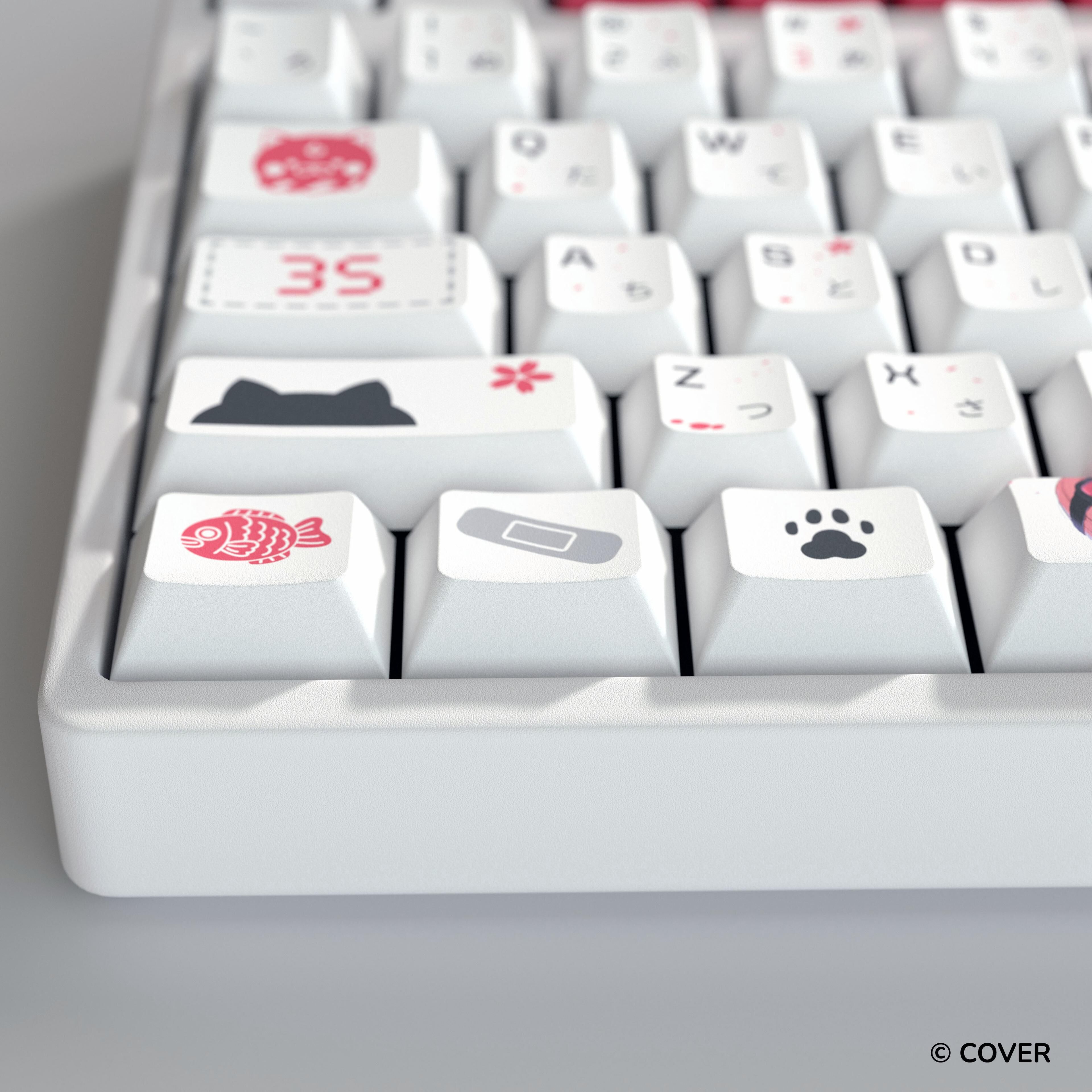 「官品代購」 hololive X HYTE Sakura Miko Keycap Set and Desk Pad Bundle🌸さくらみこ