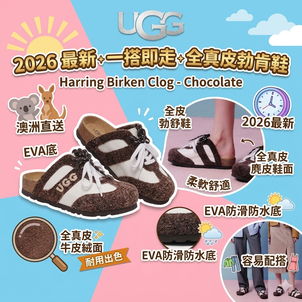 【UGG】UGG Harring Birken Clog