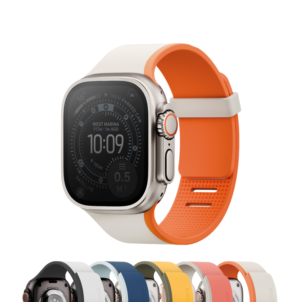 UNIQ Revix 4th 雙色矽膠磁吸錶帶（for Apple Watch）