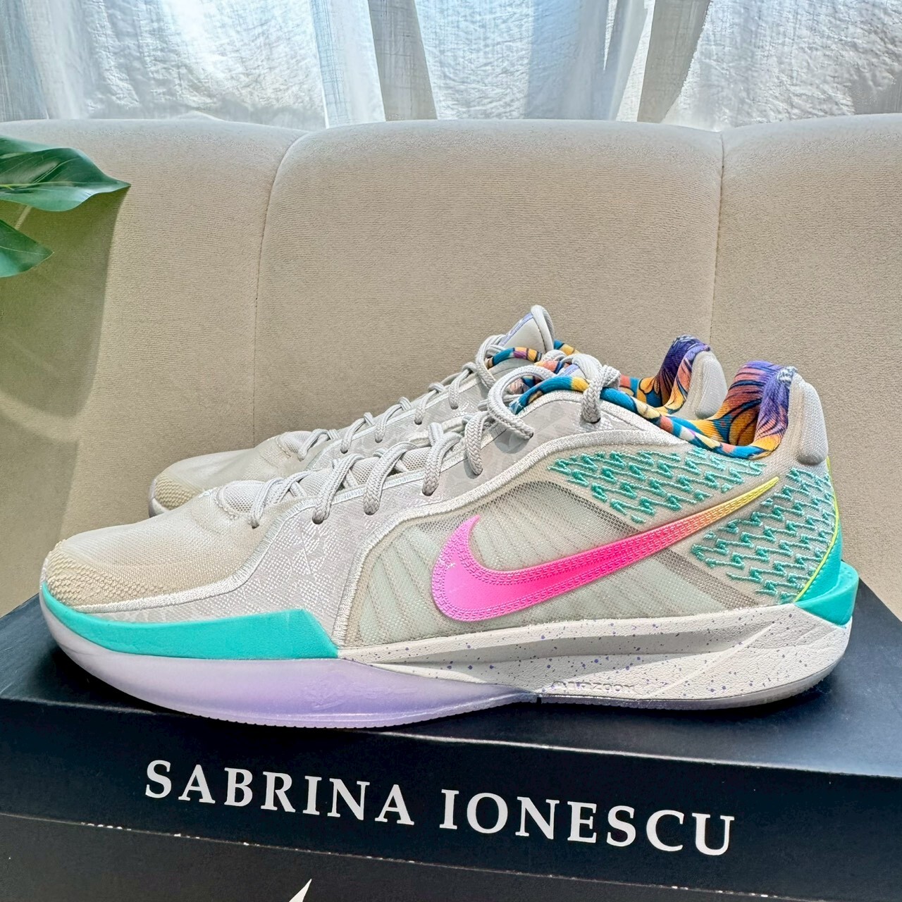 現貨在店【二手商品 US11/29CM 】TITAN X NIKE SABRINA 2 籃球鞋 實戰鞋【IB2275-700】MIKE