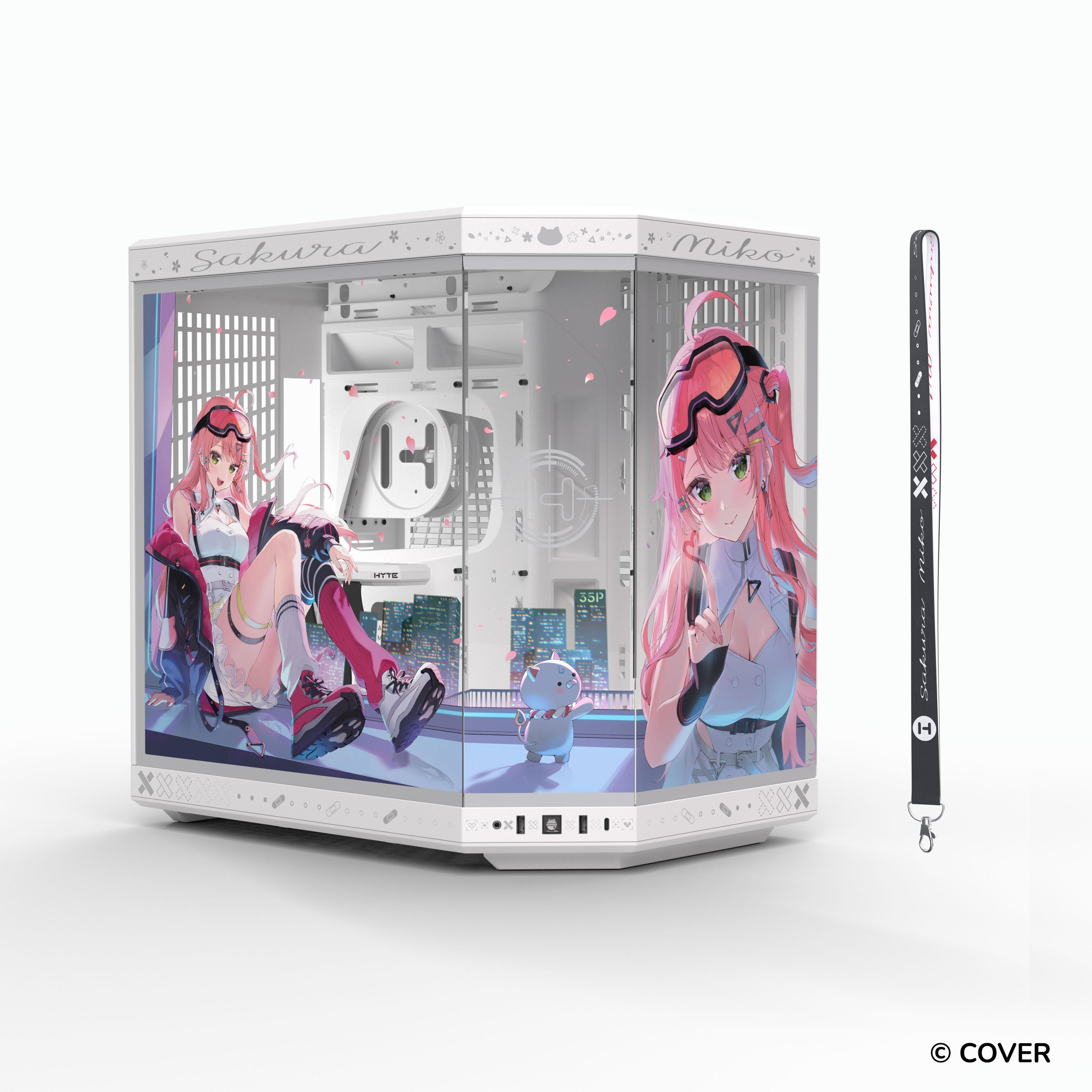 「官品代購」 hololive X HYTE Sakura Miko Y70 痛PC機箱🌸さくらみこ