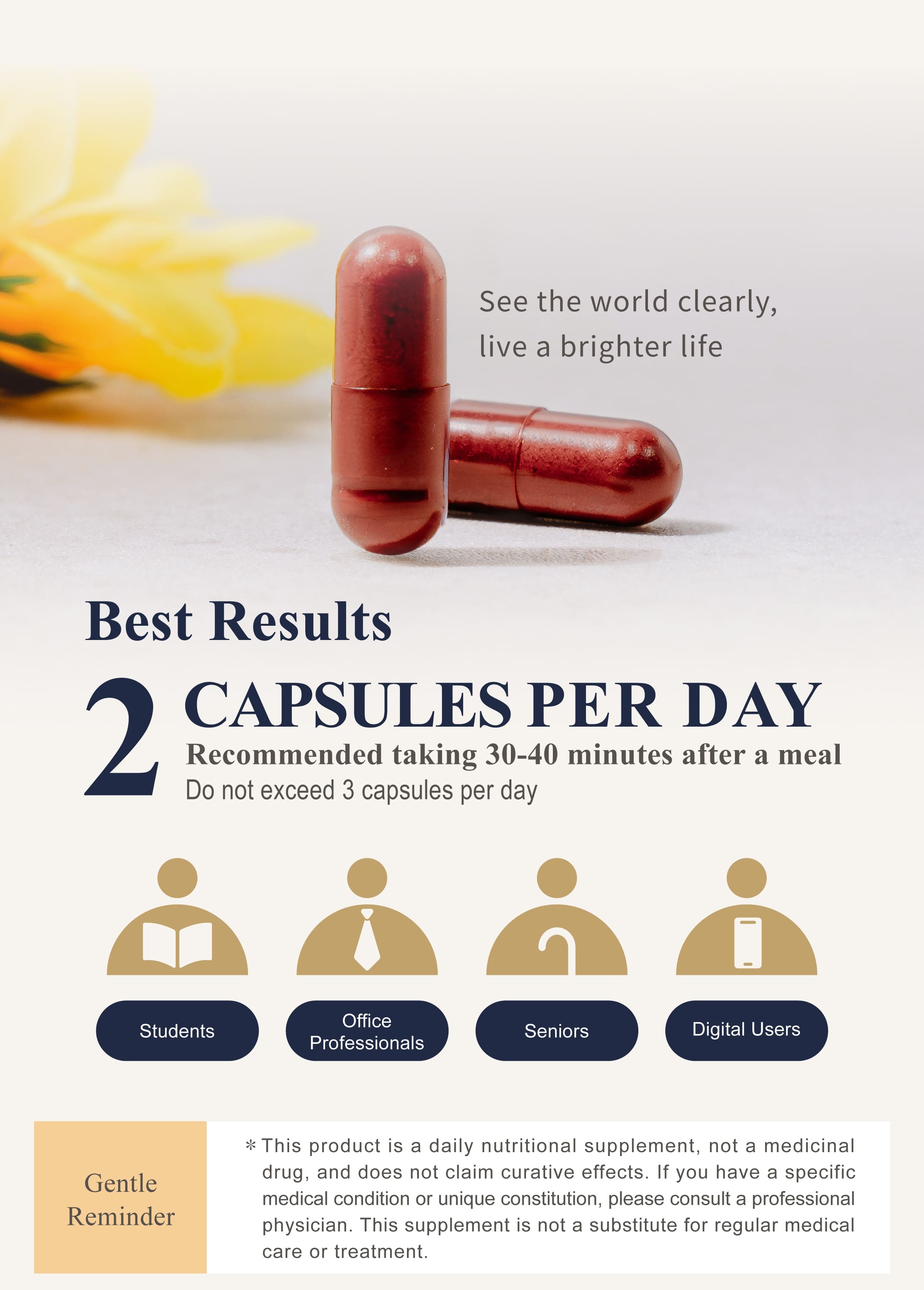Dengyi Lycii Fructus & Calendula Extract Complex Capsules Best Results
