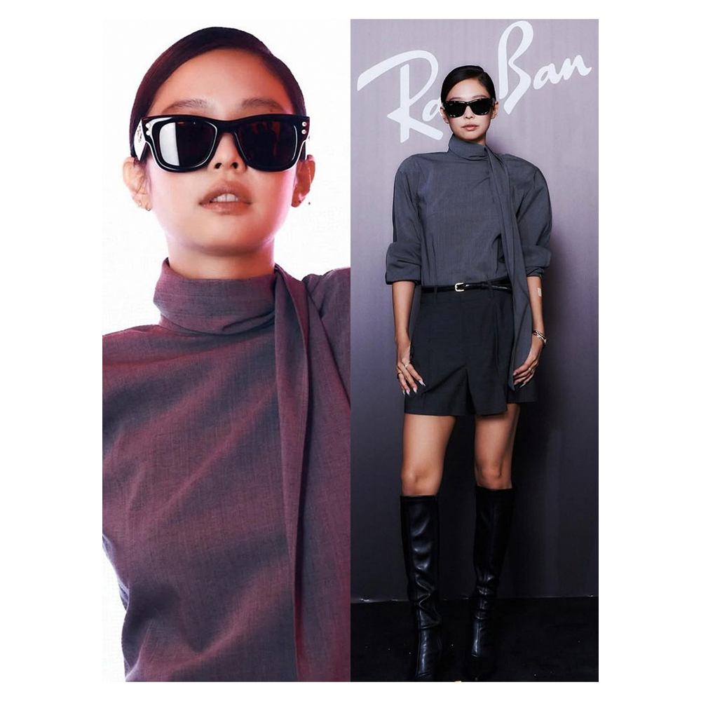 【RayBan】RB4940 60187-50mm 方框太陽眼鏡♣(黑 黑色鏡片)