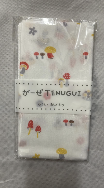日本製 Tenugui 純棉二重紗巾 長面巾 約35x90cm