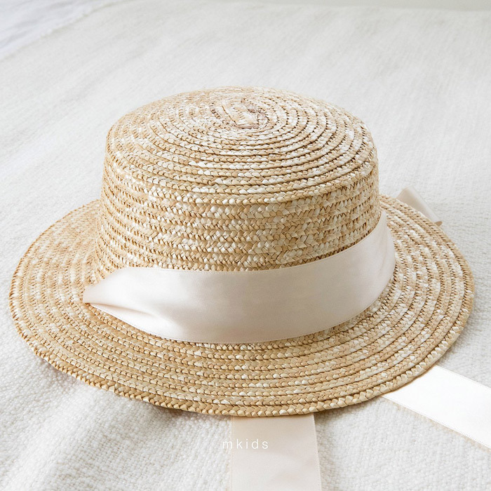 正韓夏mkids 英式編織草帽