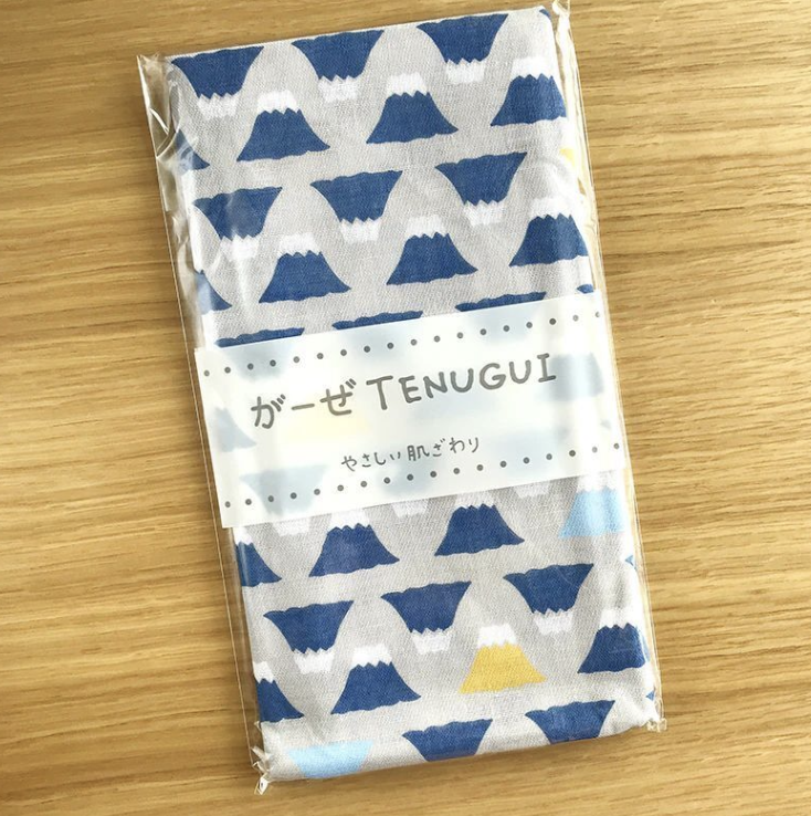 日本製 Tenugui 純棉二重紗巾 長面巾 約35x90cm