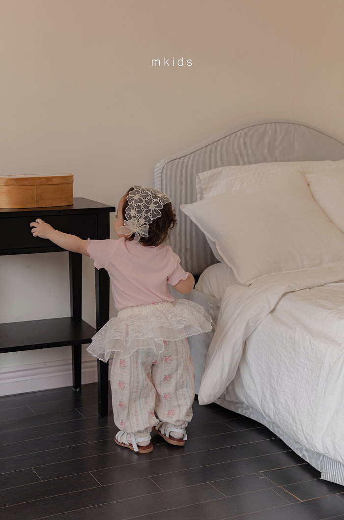 正韓夏mkids 兩色蕾絲屁簾