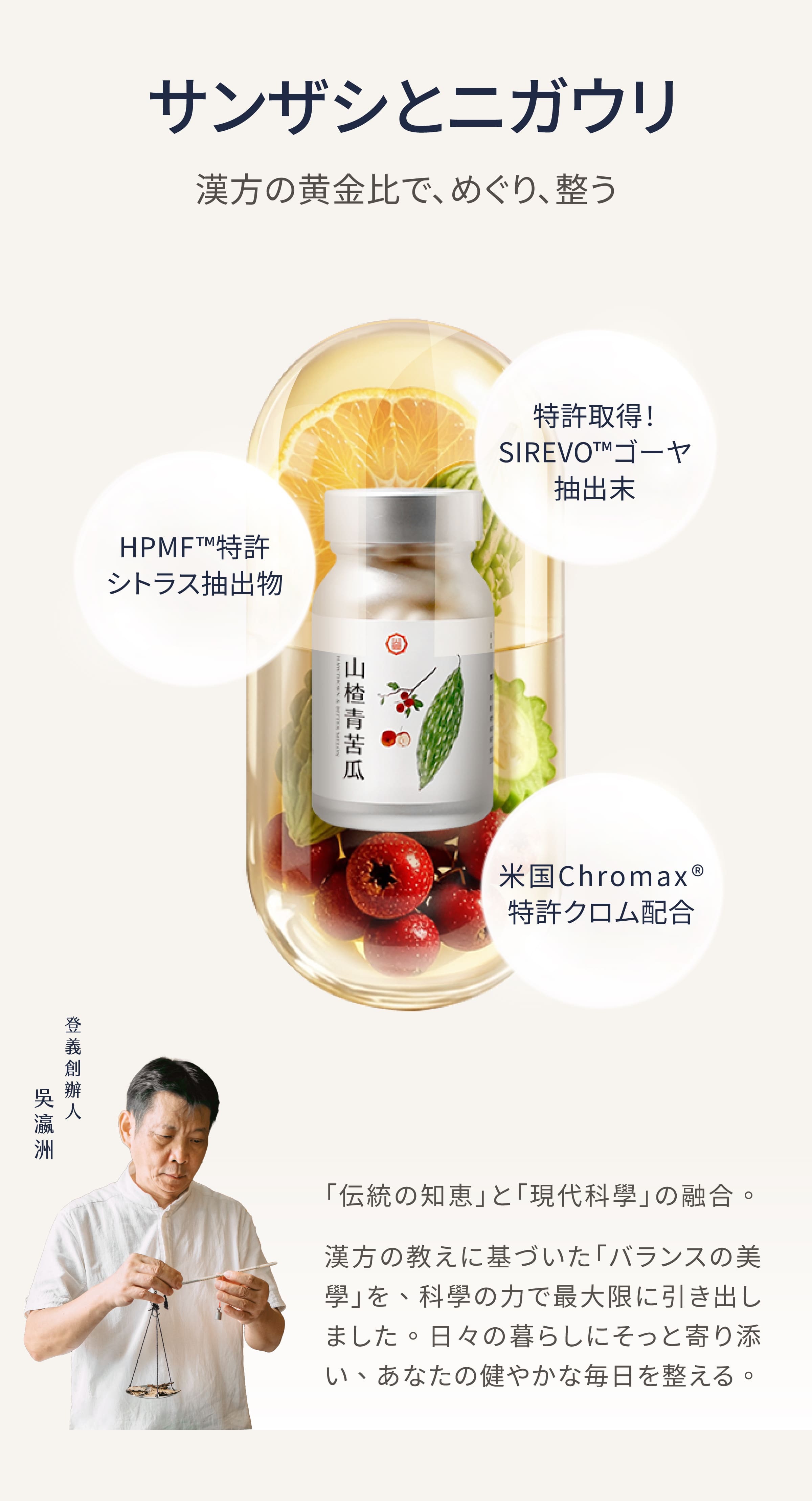 Dengyi サンザシとニガウリ の特徴