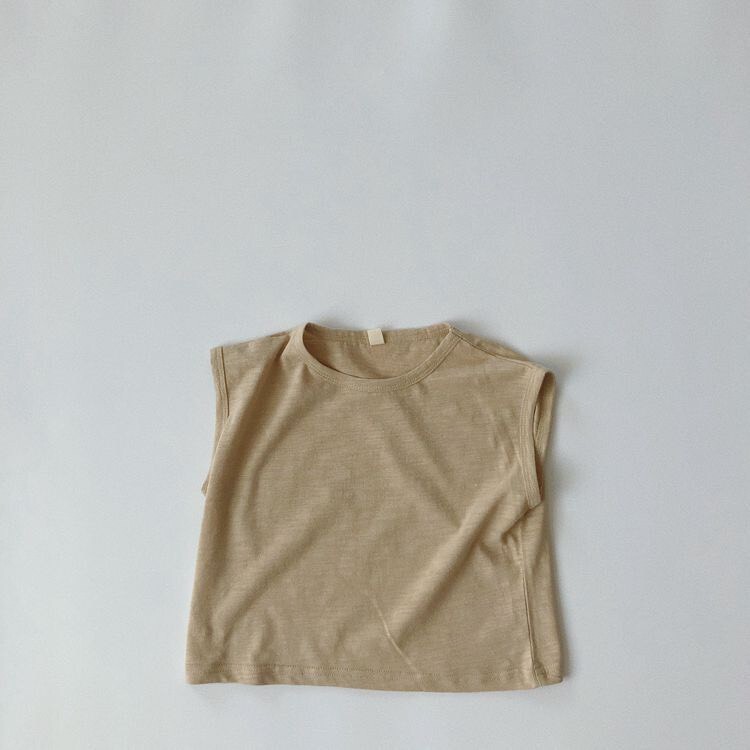 8色糖果百搭素色無袖背心  ˚ ༘