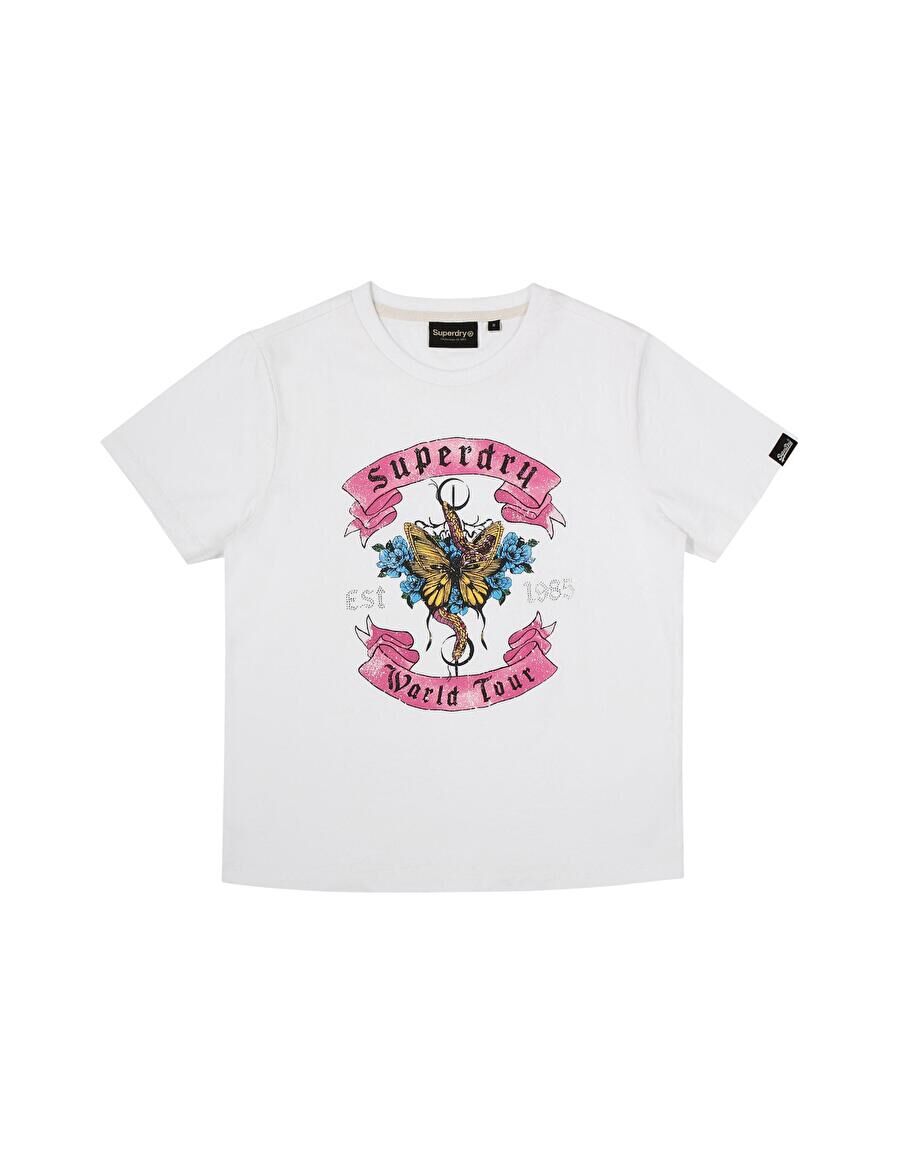【直播】Superdry LX041032 TATTOO 女裝短袖上衣(SDFISCP61)
