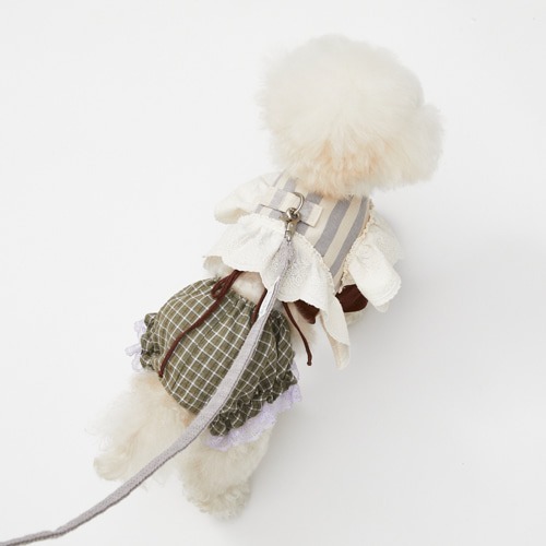 Louisdog Shirt Day Harness Set/Stripe