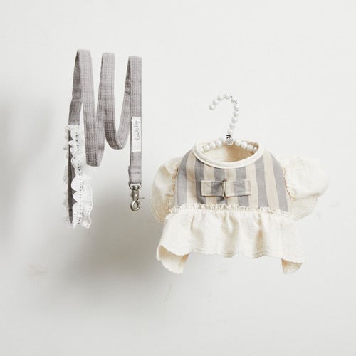 Louisdog Shirt Day Harness Set/Stripe