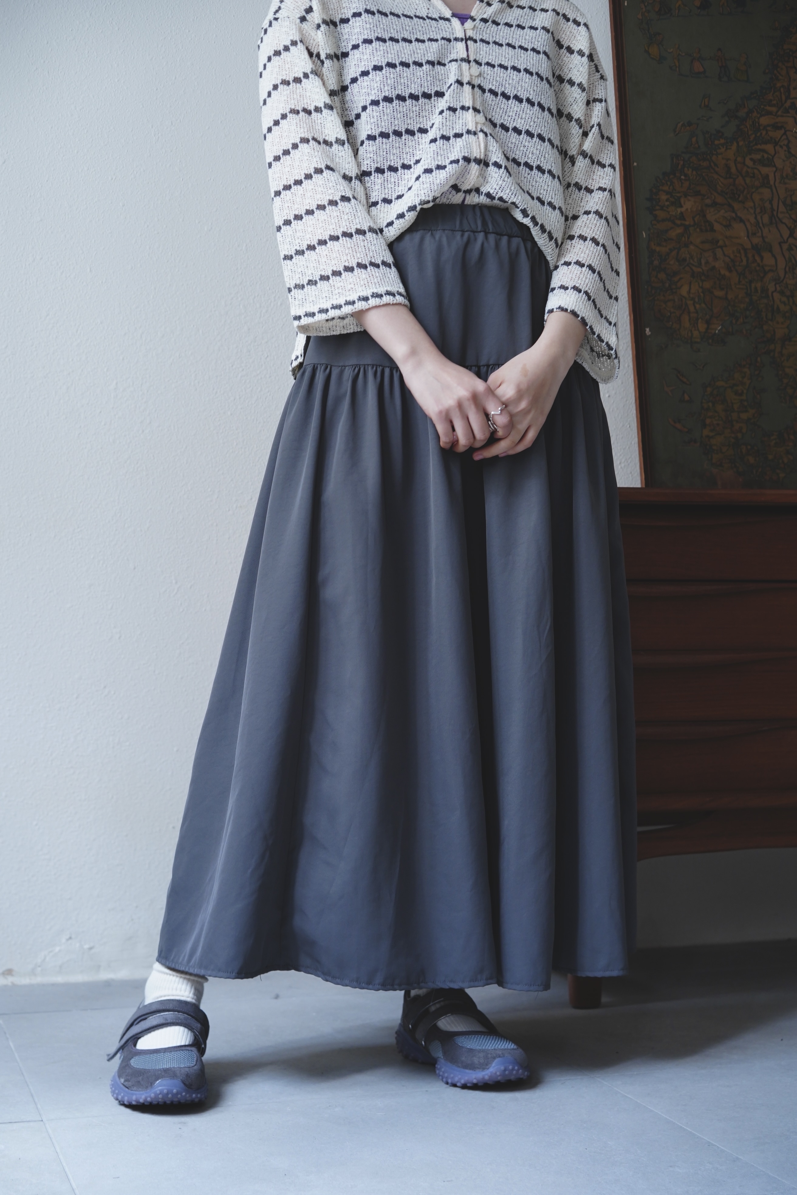 顯瘦！免燙 ！萬年穿款式與傘裙 - SK62020