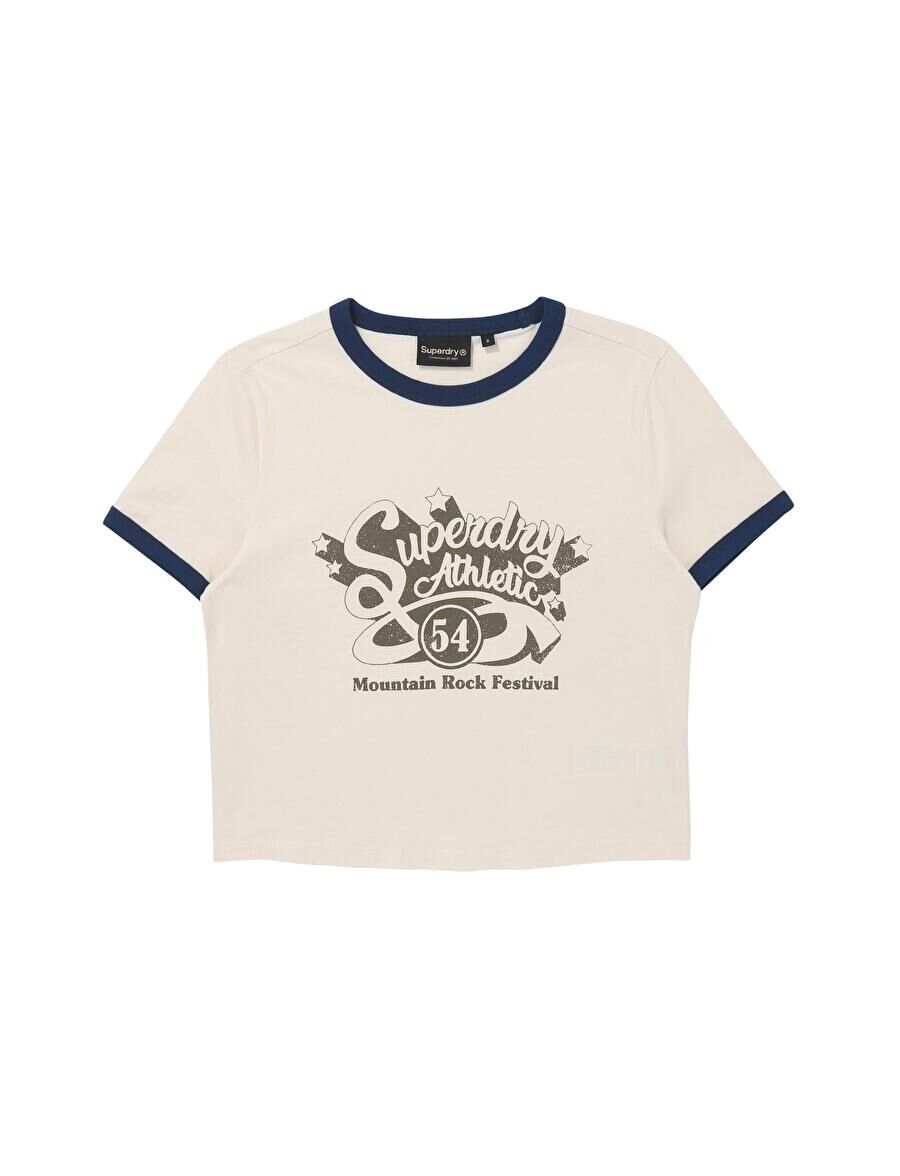 【直播】Superdry LX041034 CROP FESTIVAL RINGER 女裝短袖上衣(SDFISCP91)