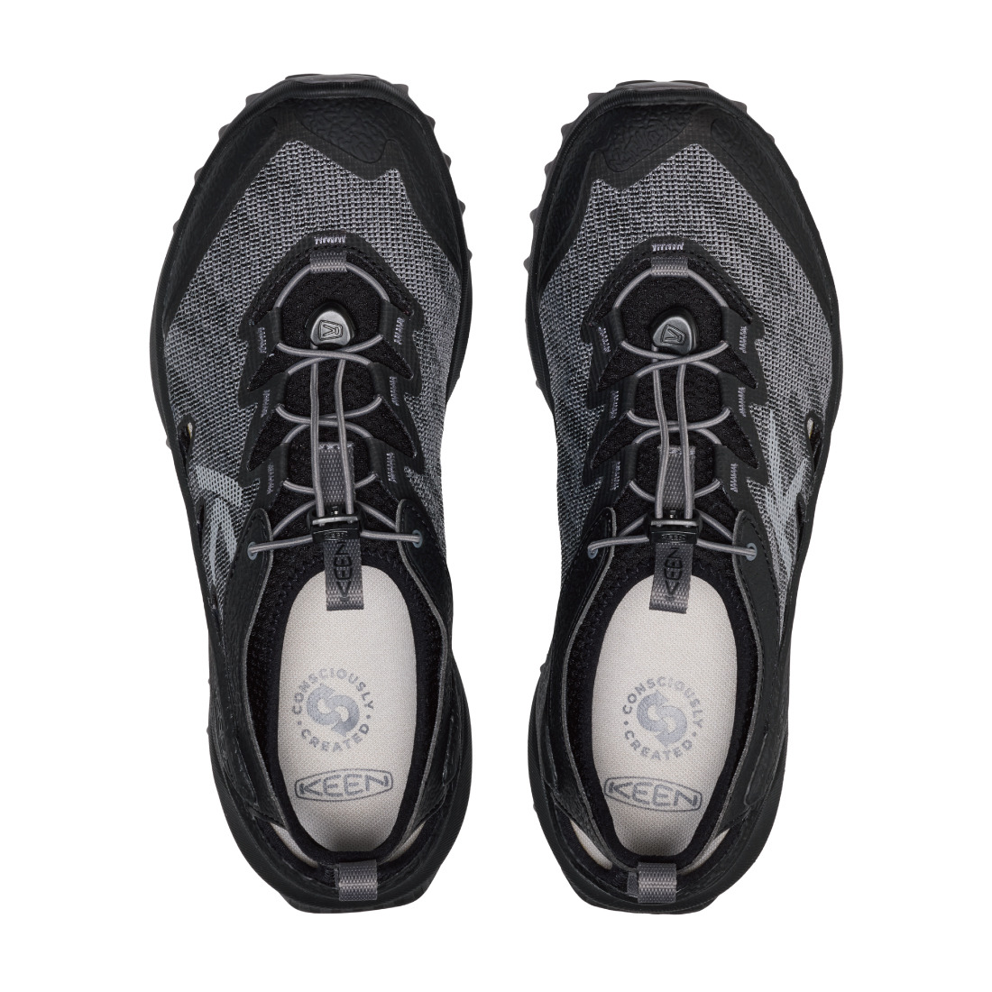 KEEN 男款 ZIONIC ADV 全地形輕量健行涼鞋 TRIPLE BLACK 黑 26SS