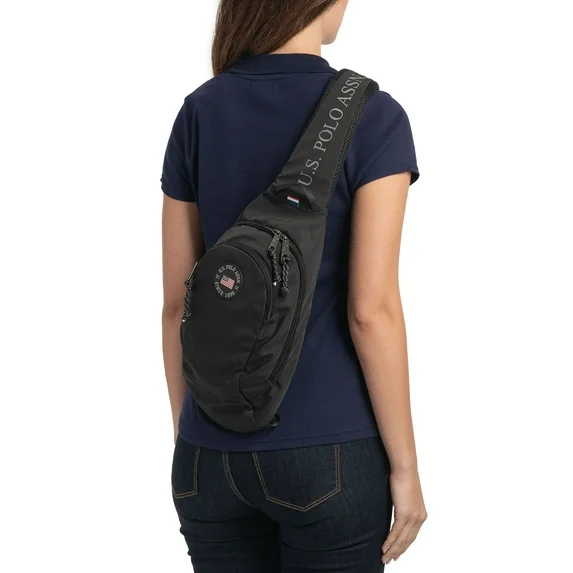 【預購】U.S. Polo Assn. H041006 經典中性單肩斜揹斜挎袋