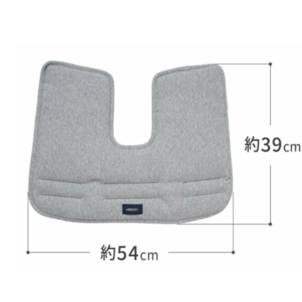 日本AirBuggy 配件 DOME3 / WizX轉角棉質下巴墊-灰色