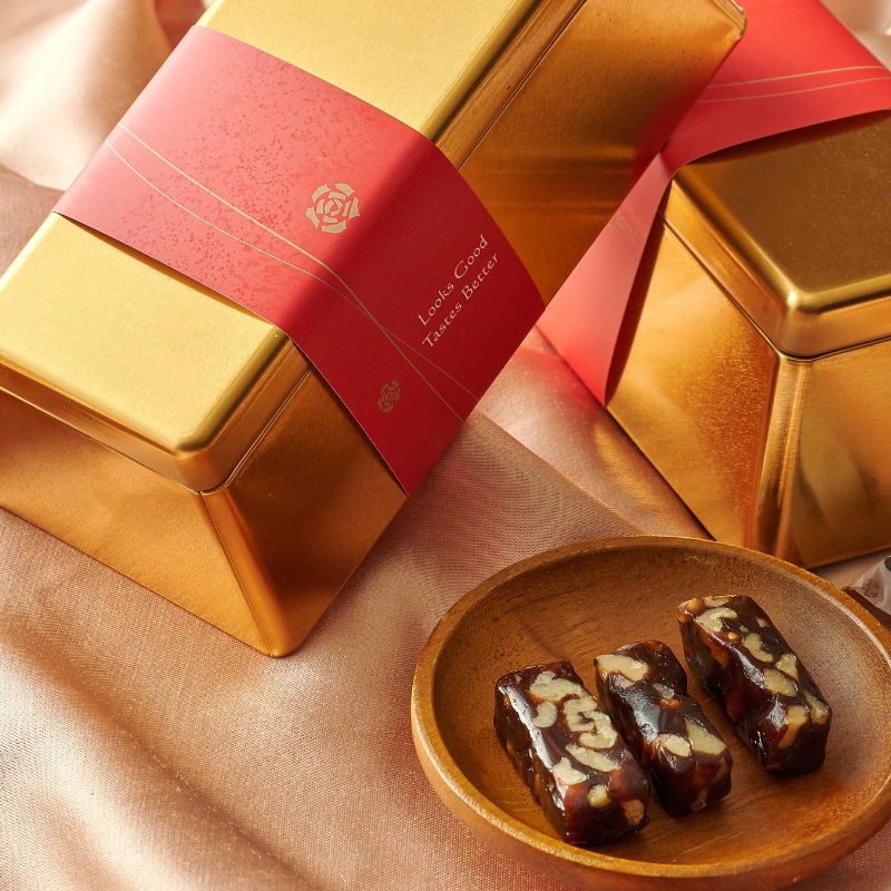 金光閃耀｜喜金磚南棗核桃糕(16入單盒裝)