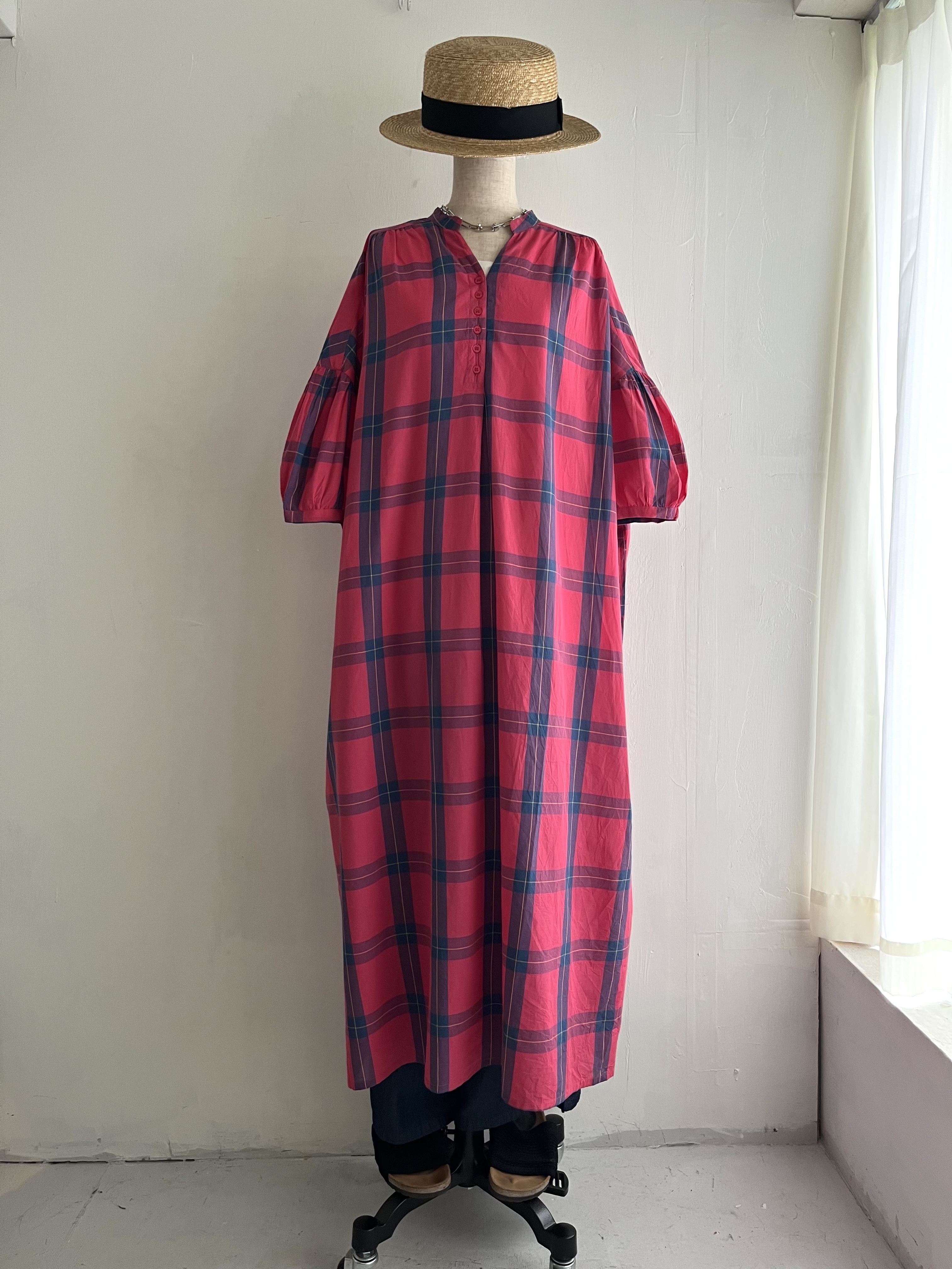 LUPILEN西瓜紅色格仔ops